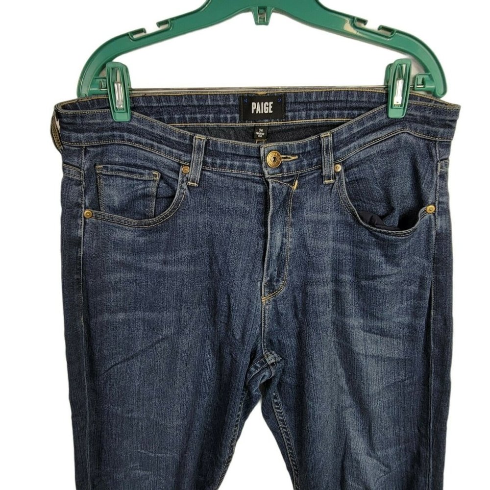 Paige Federal Men's 34 Jeans Tapered Stretch Pace